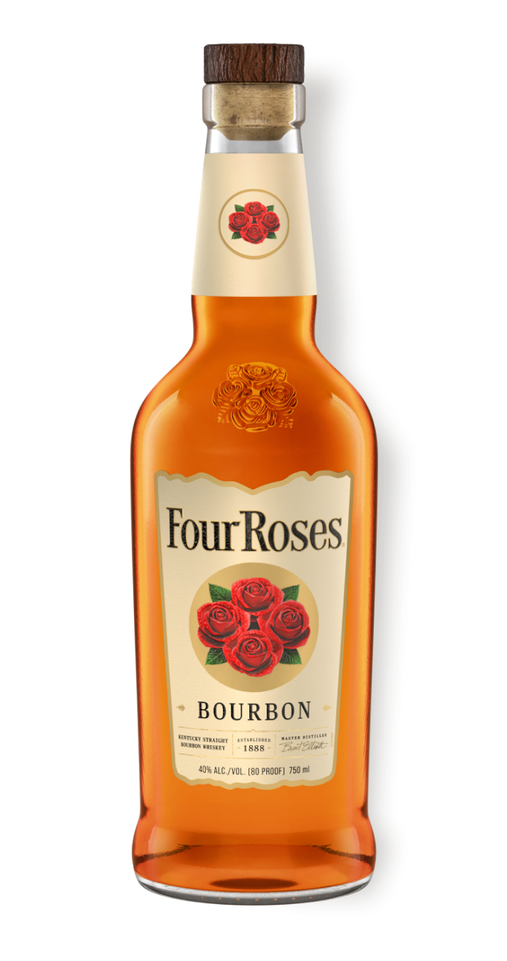 Bottle of Four Roses Bourbon